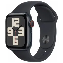 Apple Watch SE (2023) GPS + LTE 40mm MRG73 Midnight Aluminium Case, Midnight Sport Band – S/M