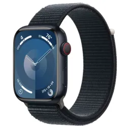 Apple Watch Series 9 GPS 41mm MR8Y3 Midnight Aluminium Case, Midnight Sport Loop