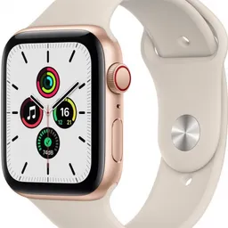 Apple Watch SE GPS + LTE 40mm MKQX3 Gold Aluminium Case With Starlight Sport Band