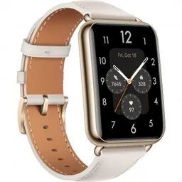 HUAWEI Watch Fit 2 Classic Edition Moon White Leather Strap