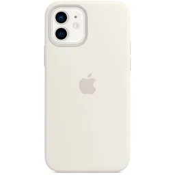 Apple Silicone Case iPhone 12 / 12 Pro White