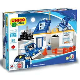 Set de construcție Androni 8544-0002 Полицейский участок UnicoPlus