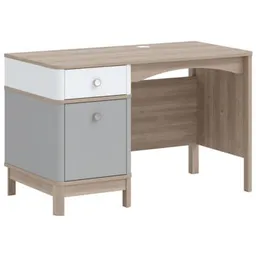 Masă de birou Pereflex Bono Grey + Raft 120x62.5x75cm (084580)