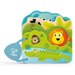 Jucărie Hape E0047A BABY-S WILD ANIMAL BOOK