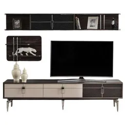 Set mobilă living Dizayno Home Hilton TV + Raft 200cm (4611-200-U) (079807)