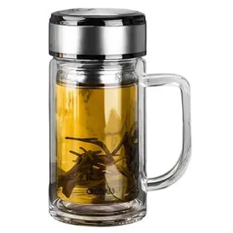 Aichiw Glass Thermos Mug with infuse system AI-D163 380 ML AI-D163