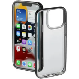 Husă pentru smartphone Hama 177894 Clear&Chrome Cover for IPH 13 Pro, black