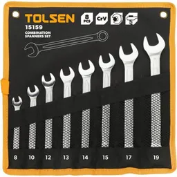 Tolsen Set de 8 chei combinate