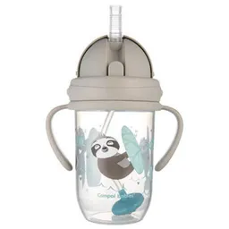 Cana cu pai Canpol Babies Exotic Animals 270ml Grey (56/606)