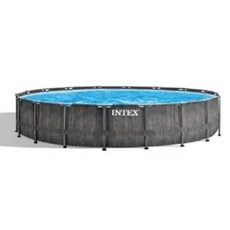 Piscină cu cadru Intex 26744 PREMIUM GREYWOOD 549x122cm