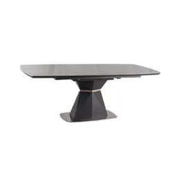 Masă Signal Cortez Ceramic (Marble Gray Effect/Matte Anthracite)
