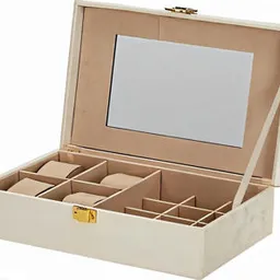 Cutie depozitare H&S 46707 pentru bijuterii 25x16x7cm, din catifea