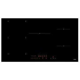 Plită încorporabilă electrică Falmec INDUCTION 90x51 5 ZONE (with hood control) Black Glass RAL 9005 PACK