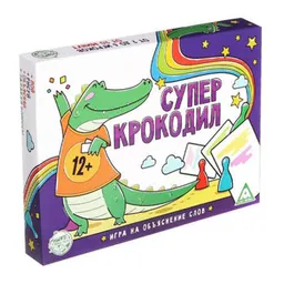 Joc educativ de masă Las Igras 4571442 Super Crocodile pentru a explica cuvintele, 100 de cărți