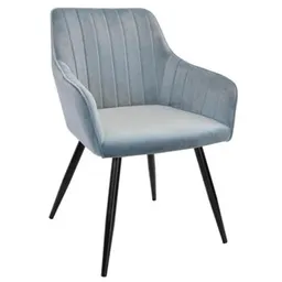 Scaun Deco DC-1936 Iris Light Blue +Black