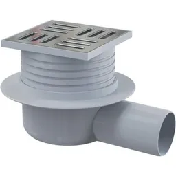 Trap de duș Alcaplast APV26 105x105 /50мм Боковой нержавеющая сталь