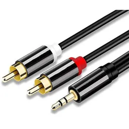 Cablu pentru AV Qilive G4217929 Q.1624 Audio Cable, 3.5mm stereo plug - 2 Cinch plugs, gold-plated, 2.0 m