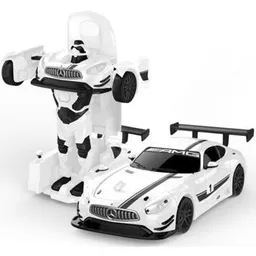 Jucărie Rastar 62300 Die cast 1:32 Mercedes-Benz GT3 Transformable car, galbena, 58369