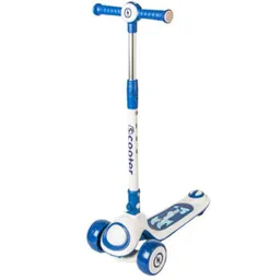 Trotinetă New World 616 pentru copii alba, 176042