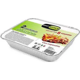 Formă de copt GioStyle 51546 Формы алюминиевые с крышкой 80µm, 2шт, 32x26x5cm