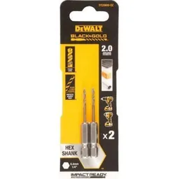 Burghiu DeWalt DT20600-QZ burghiu p/u metal Black & Gold impact ready 2.0mm (P.2)