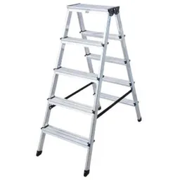 Scară Lider-Tech AD0405A Scara dubla aluminum, 2x5 trepte, H=1.11m, sarcina max.150kg