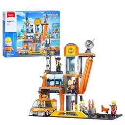 Set de construcție Sluban B1287 Stație de pompieri, 407 elem.