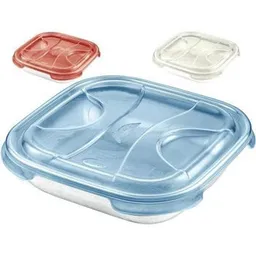 Container alimentare Tontarelli 34805 квадратная Nuvola 0.5l, 16x16x4.7cm