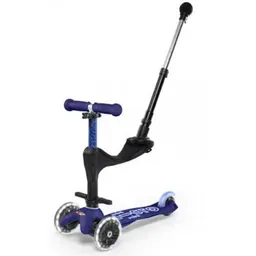 Trotinetă Micro MMD145 Mini 3in1 Deluxe Plus LED Blue