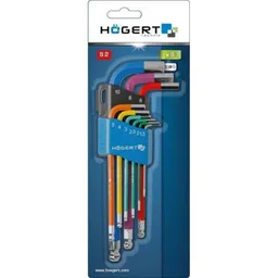 Hoegert Set de chei hexagonale 1,5-10mm