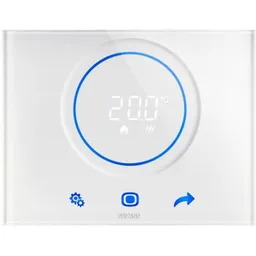 Termostat de cameră Gewiss GW16974CB Termostat Knx/Easy Ice Alb