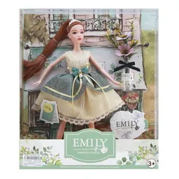 Păpușă Essa QJ122C Păpușa Emily cu flori și accesorii