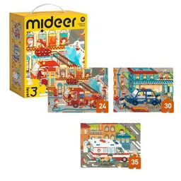 Puzzle Echipa de Salvare, 3 în 1