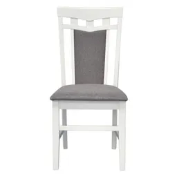 Scaun Evelin di Costacurta Deepa R White (Обивка- NV-10 WP grey)