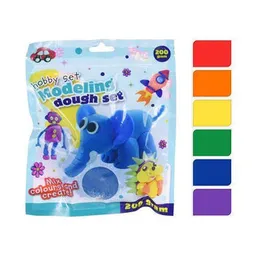 Set de creație Promstore 48023 Набор креативный с пластилином 200g, 6 цветов