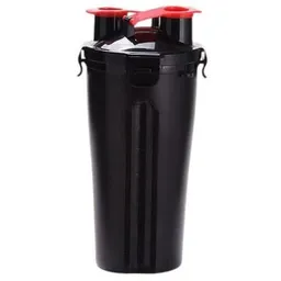 Sticlă apă Arena шейкер 88700, 800 мл, 2х400 мл черный