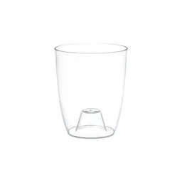 Ghiveci pentru flori Idea М3147 Ghiveci 1,8L transparent, roz, verde