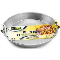 Formă de copt GioStyle 51551 Форма алюминиевая для пиццы, 120µm, D28x4cm