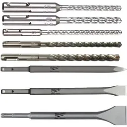 Burghiu pentru beton Milwaukee 4932492654 set burghie + dalti SDS Plus MX4