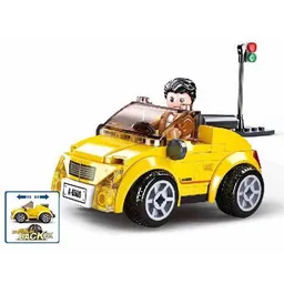 Set de construcție Sluban B0900 Mașină sport cu inerție, 85 elem.