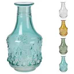 Vază Holland 20874 стеклянная Relief H17cm, D8cm