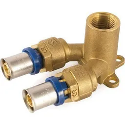 Supapă de închidere APE 96127 Cot U cu flansa press D.16x1/2" FI