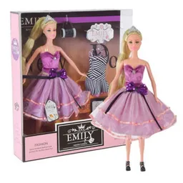 Păpușă Essa QJ081A Păpușa Emily Lavandă cu accesorii