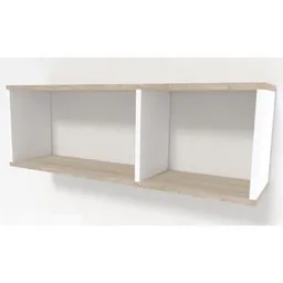 Raft decorativ Smartex (13203) RD4 Alb+Stejar deschis