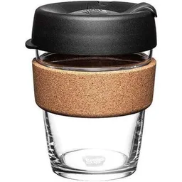 Cană termos KeepCup BREW CORK - BLACK - M / 340ml