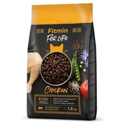 Hrană pentru animale de companie Fitmin Cat For Life Adult Chicken 1.8kg