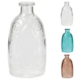 Vază Holland 20876 стеклянная Relief H20cm, D10cm