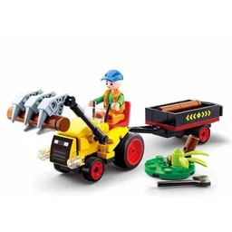 Set de construcție Sluban B0777 Tractorul de la fermă, 110 elem.