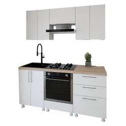 Mobilă pentru bucatarie Smartex (30127) K4 180сm Alb