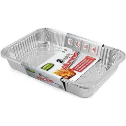 Formă de copt GioStyle 51541 Формы алюминиевые 6 порц 110µm, 2шт,31x21x4cm